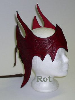 Kopfschmuck aus Leder