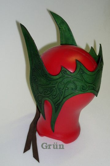 Kopfschmuck aus Leder